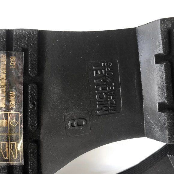 Michael Kors white lace up combat rain boots - Picture 8 of 14